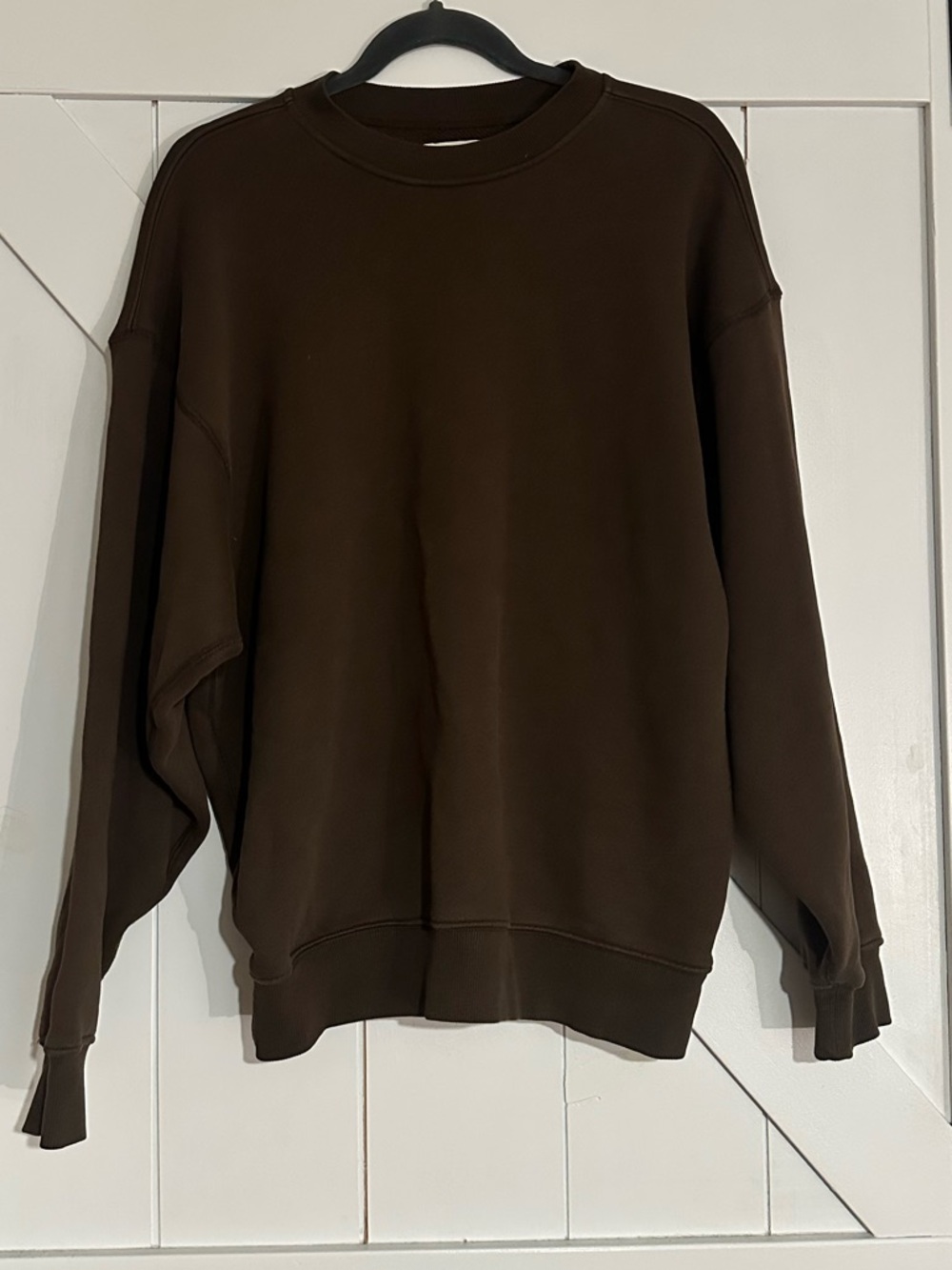 Unisex Elwood Classic Crewneck Sweater - Dark Brown